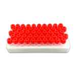 Microtubo Ativador De Coágulo 0,5ml Coleta De Sangue Mini Tubo Vermelho C/50