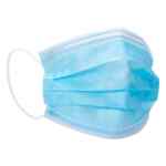 Máscara Cirúrgica Descartável Azul Clip Nasal Pacote C/ 100