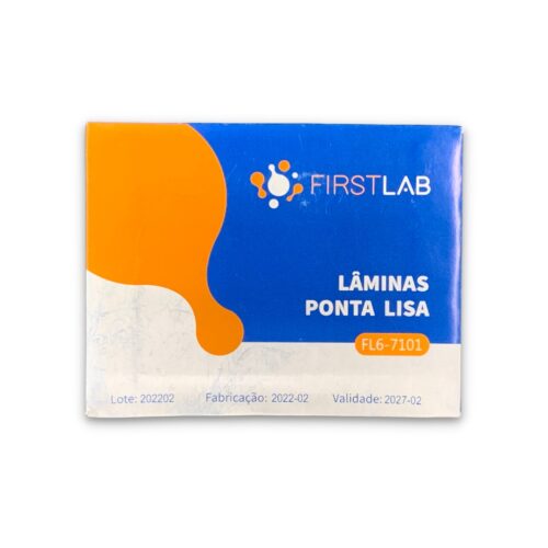 Lâminas Para Microscopia 26x76mm Lisa Lapidada C/50 un - Firstlab