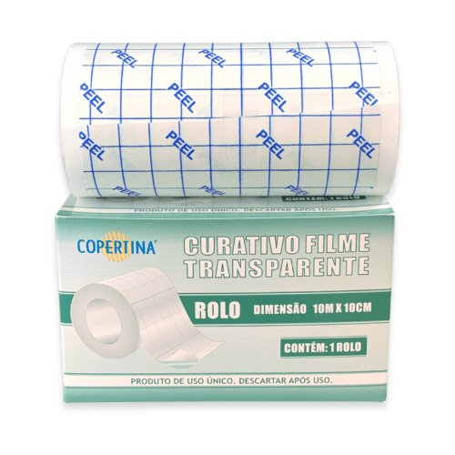 Curativo Filme Transparente Em Rolo 10m x 10cm - Copertina
