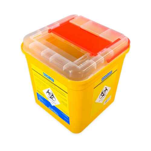 Coletor Para Perfurocortante Rígido De 7 Litros Caixa 7L