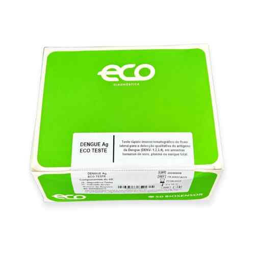 Teste Rápido Dengue NS1 Ag Eco Teste Kit C/25