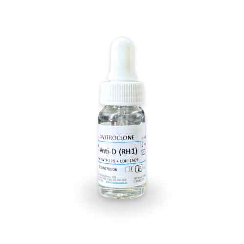 Soro Anti D (Rh1) Igg + Igm Monoclonal Para Tipagem Sanguínea Imunoscam 1x10ml