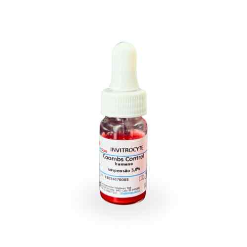 Reagente Invitrocyte Coombs Control Controle de Antiglobulina (AGH)