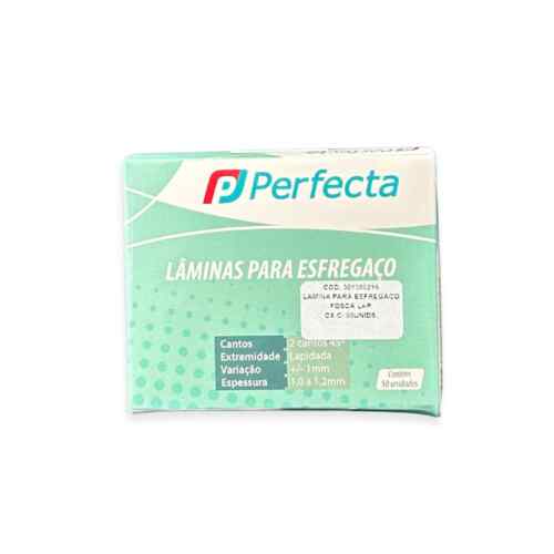 Lâminas Para Esfregaço 25,4x76,2mm Esp 1,0 a 1,2mm C/50