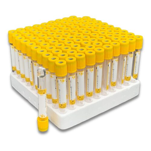 Tubo Gel + Ativador De Coleta A Vácuo Amarelo – Firstlab