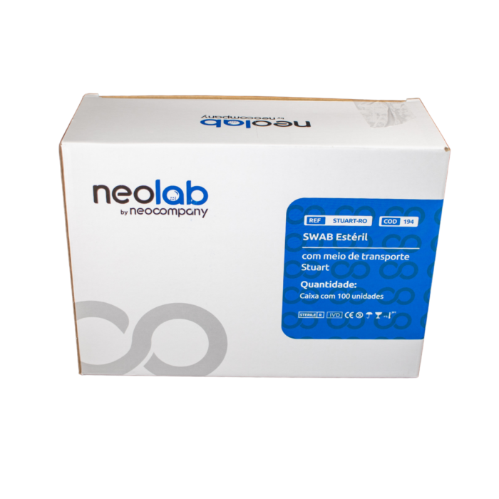 Swab para Coleta e Transporte com Meio Stuart Estéril  C/100 – Neolab - IMAGEM  3