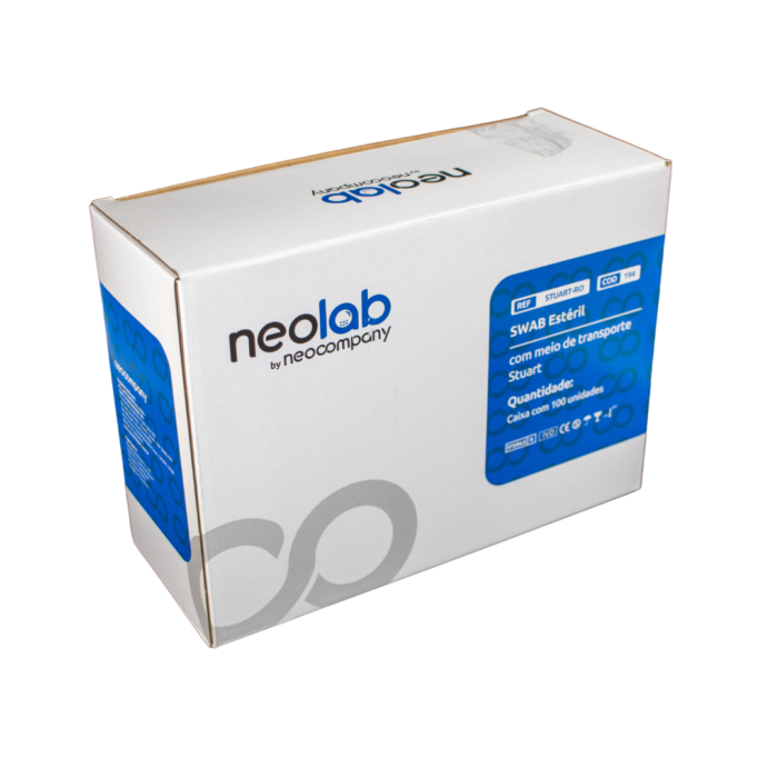 Swab para Coleta e Transporte com Meio Stuart Estéril  C/100 – Neolab - IMAGEM  2