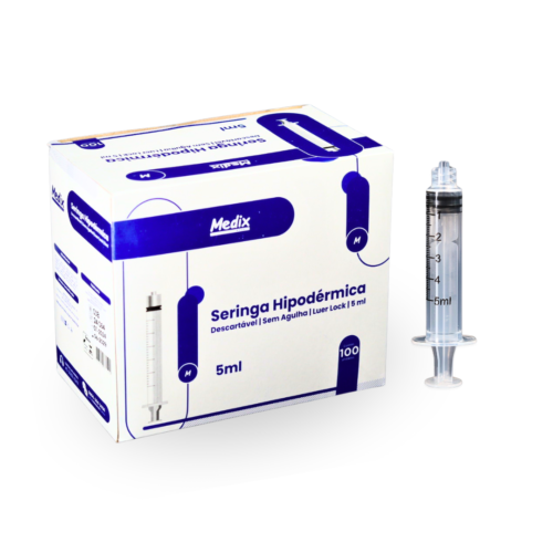 Seringa Hipodérmica Sem Agulha Luer Lock - Medix