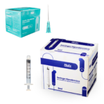 Kit Seringa Hipodérmica 3mL Luer Lock + Agulha 21g (25x0,8) C/100 - Medix