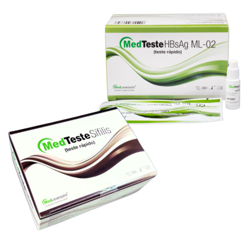 Kits Teste Rápido Hepatite B (Hbsag) + Teste De Sífilis