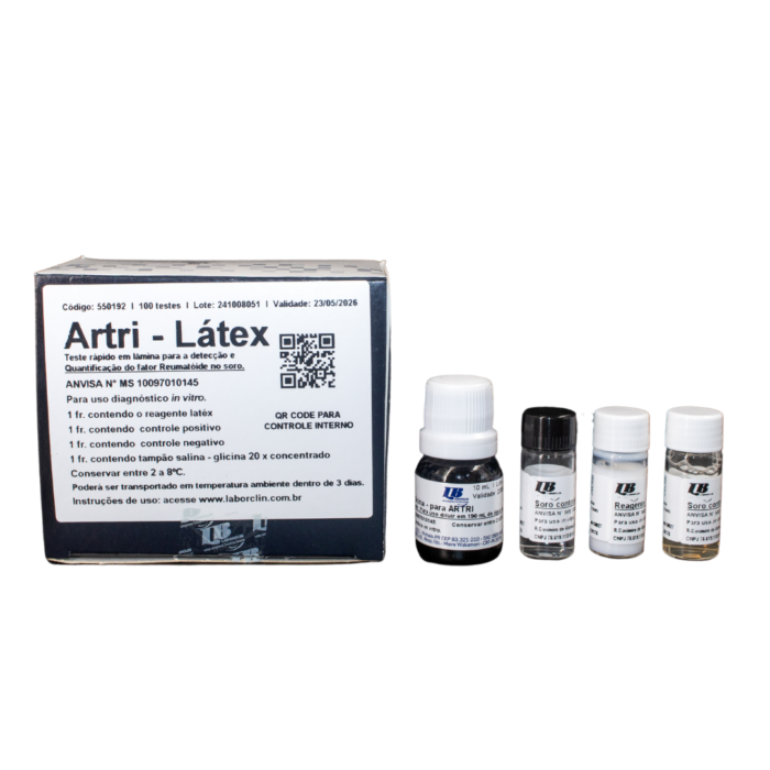 Kit Reagentes PCR Latex + Artri Latex Fator Reumatoide - Laborclin - IMAGEM  3