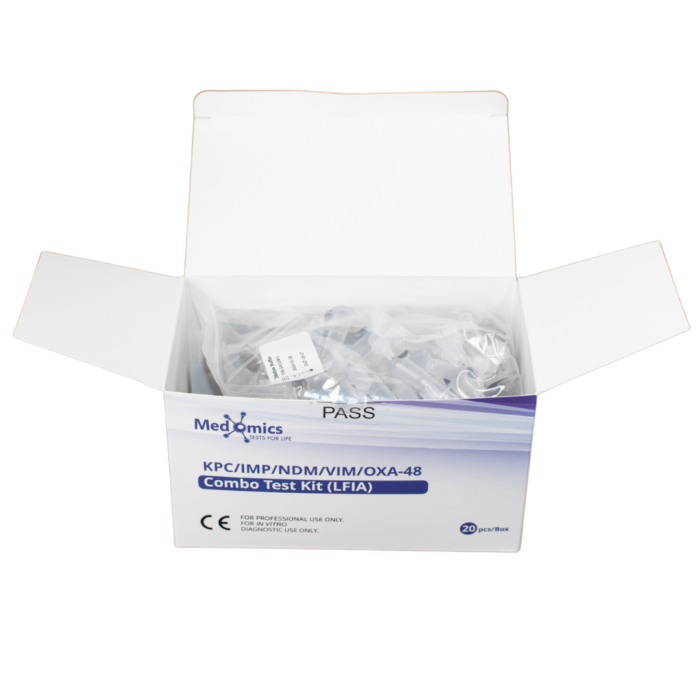Teste Rápido Combo Carbapenemase KPC IMP NDM VIM e OXA-48 – Medomics C/20 - IMAGEM  3