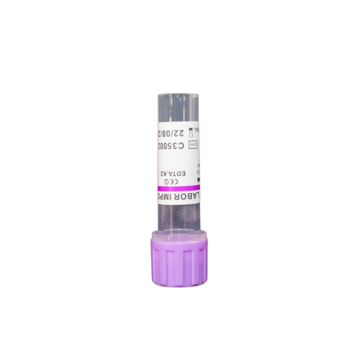 Microtubo Edta K2 Mini Tubo Roxo 0,5ml C/50 - Labor Import - IMAGEM m 4