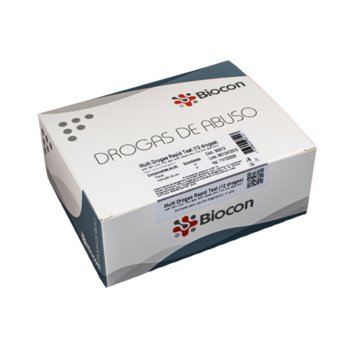 Teste Rápido Multi Drogas 12 Substâncias Cassete c/10 testes - Biocon