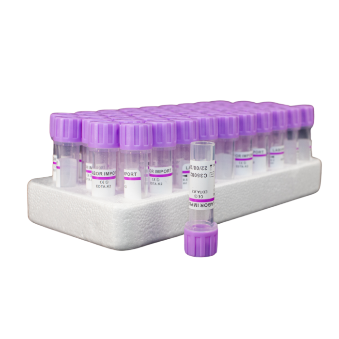 Microtubo Edta K2 Mini Tubo Roxo 0,5ml C/50 - Labor Import - IMAGEM m 3