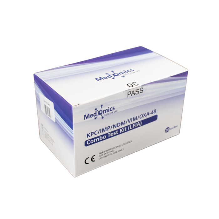 Teste Rápido Combo Carbapenemase KPC IMP NDM VIM e OXA-48 – Medomics C/20 - IMAGEM  2