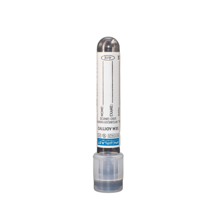 Tubo De Coleta A Vácuo 4ml Sem Aditivo Branco C/100 - Cralplast - IMAGEM m 5