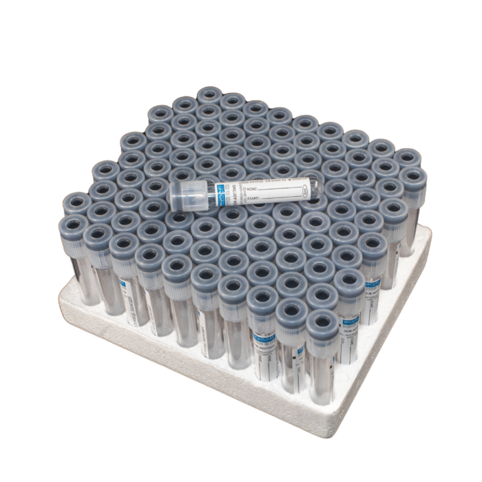Tubo De Coleta A Vácuo 4ml Sem Aditivo Branco C/100 - Cralplast - IMAGEM m 2