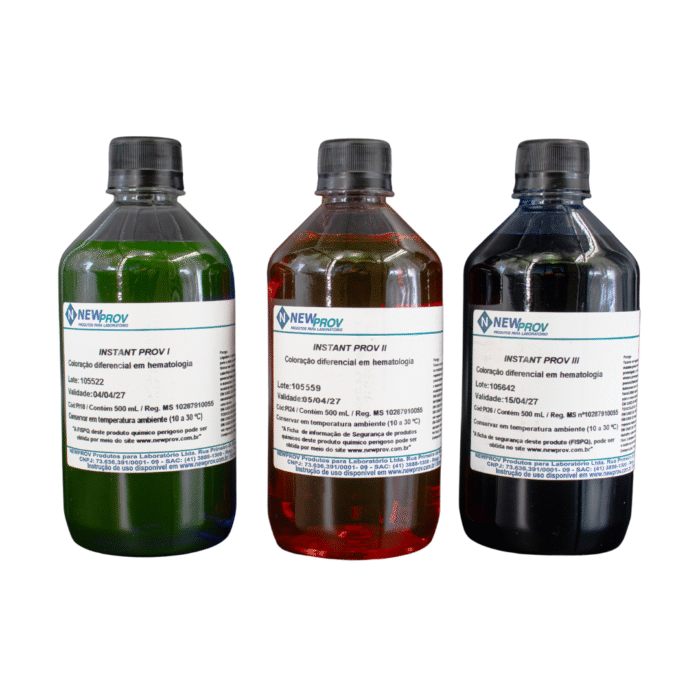 Kit Coloração Panótico Rápido Conjunto 3x500ml - New Prov
