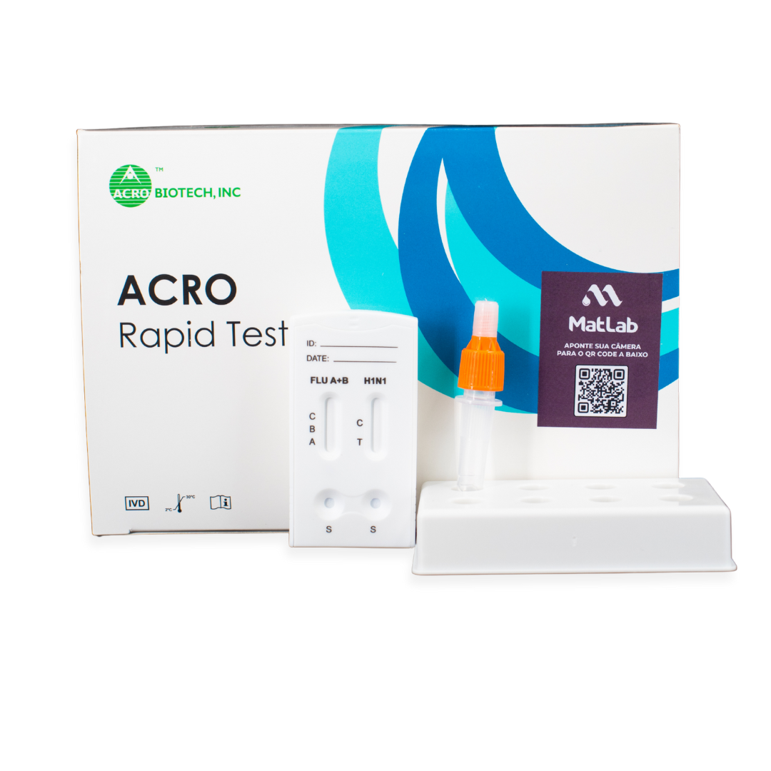 Teste Rápido Combinado Influenza A/B + H1N1 C/10 – ACRO