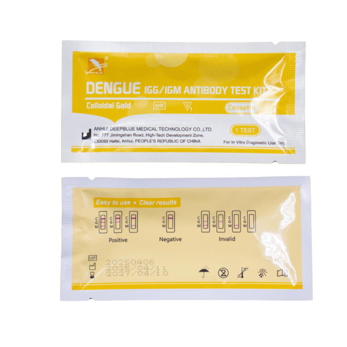 Teste Rápido De Dengue Igg Igm Kit Deep Blue C/50 - IMAGEM m 2