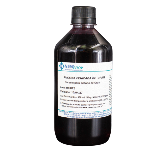 Conjunto Coloração De Gram Kit 4 Frascos 500ml - New prov - IMAGEM m 4