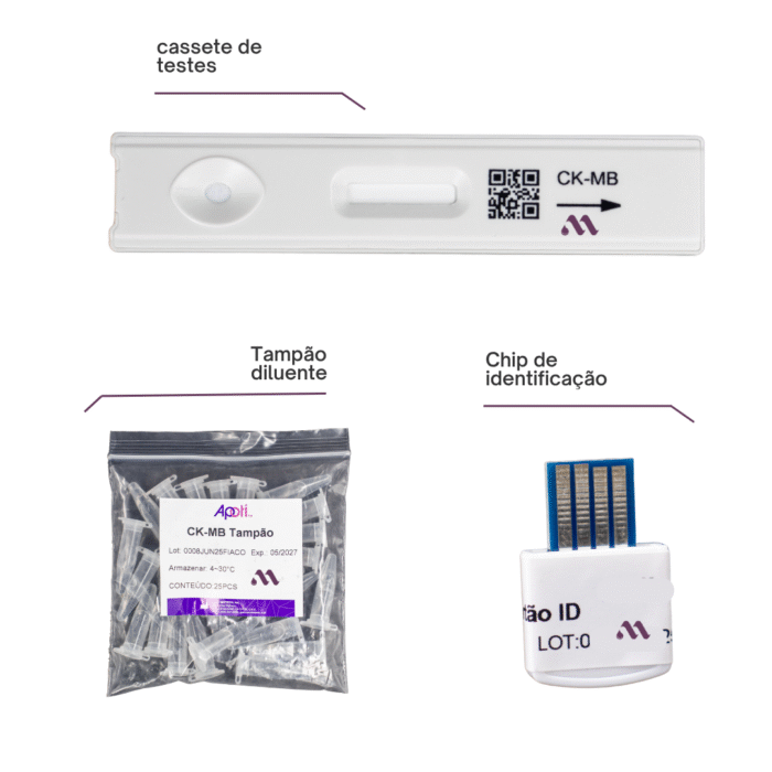 Teste Quantitativo Creatinoquiose MB (Ckmb) Apoti C/25 Testes - Acro - IMAGEM m 2