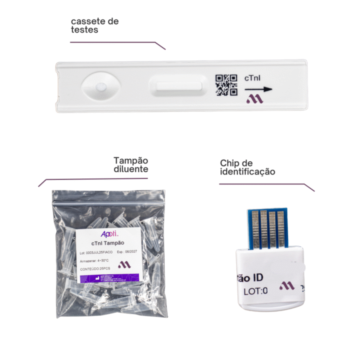 Teste Rápido Quantitativo Troponina I (CtnI) Apoti C/25 Testes - Acro - IMAGEM m 2