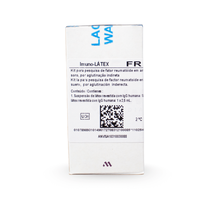 Reagente Artri Latex Fator Reumatoide FR Sem Controle 2,5ml C/100 – Wama - IMAGEM m 3