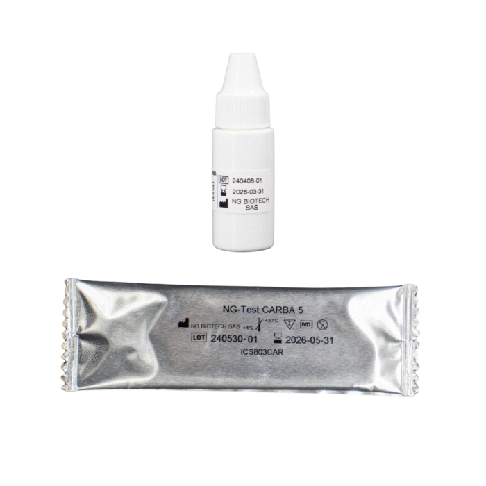 Teste Rápido Carbapenemases NG Carba KPC OXA-48 VIM IMP e NDM Kit C/20 - IMAGEM m 6