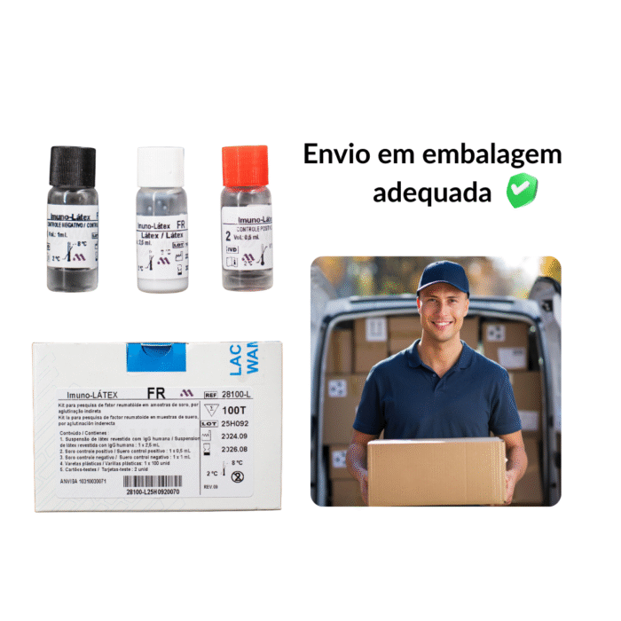 Regente Latex Fator Reumatoide C/ Controle 2,5ml C/100 testes – Wama Diagnóstica - IMAGEM m 4