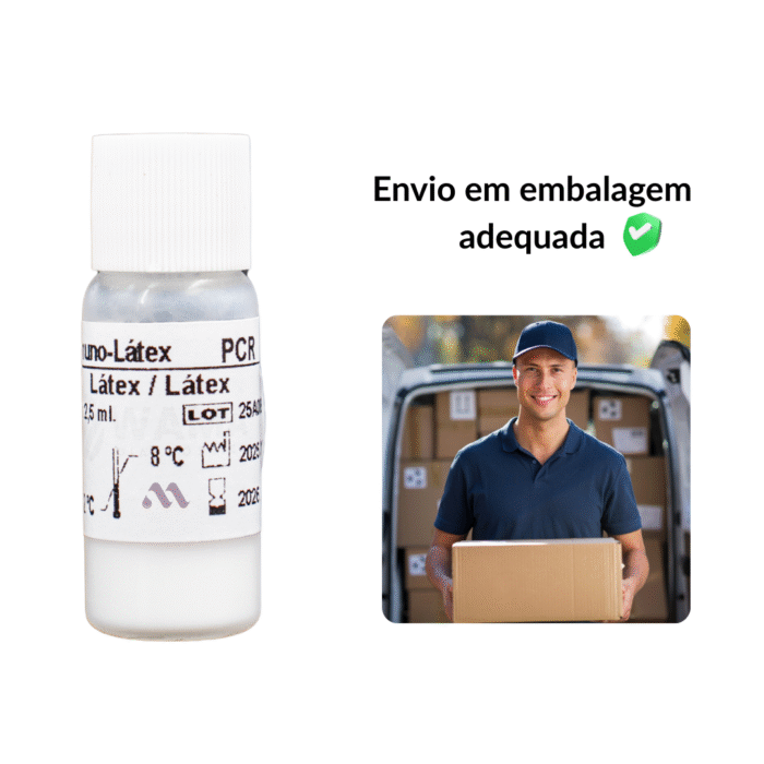 Reagente Pcr Látex Sem Controle Frasco 2,5ml C/100 Testes - Wama - IMAGEM m 2