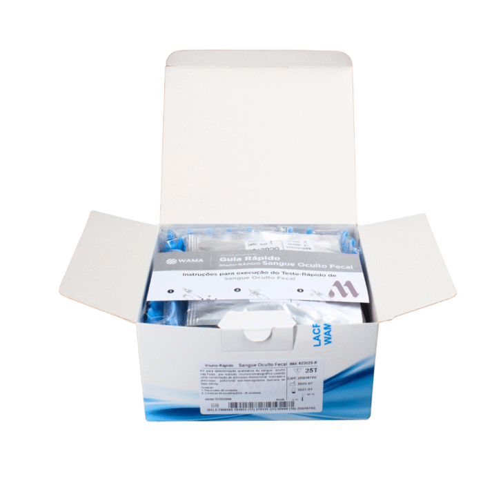 Teste Rápido Sangue Oculto Nas Fezes FOB Kit C/25 - Wama - IMAGEM m 4