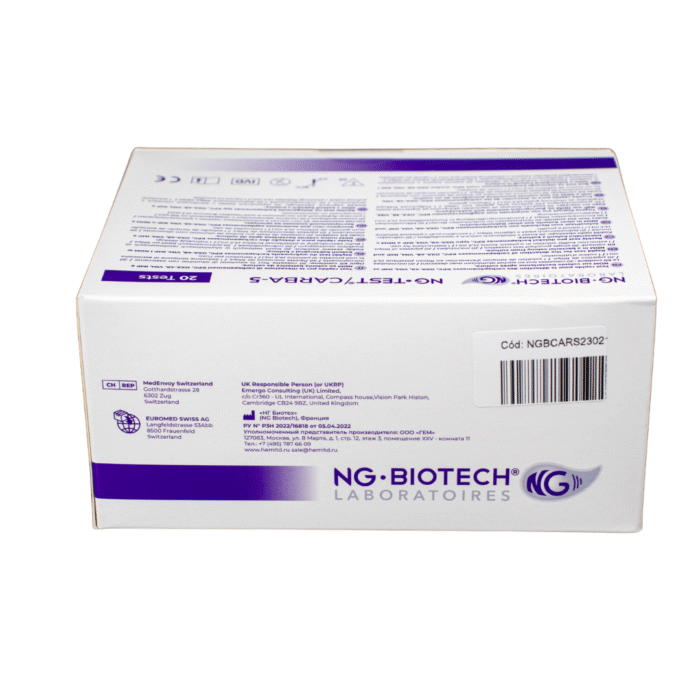 Teste Rápido Carbapenemases NG Carba KPC OXA-48 VIM IMP e NDM Kit C/20 - IMAGEM m 5