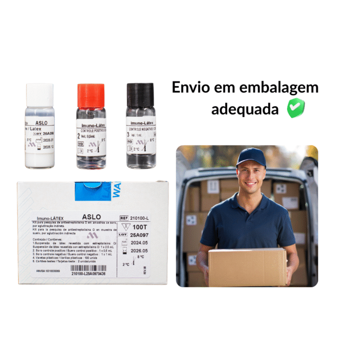 Reagente Aslo Látex Aglutinação 2,5ml C/100 Testes - Wama - IMAGEM m 2
