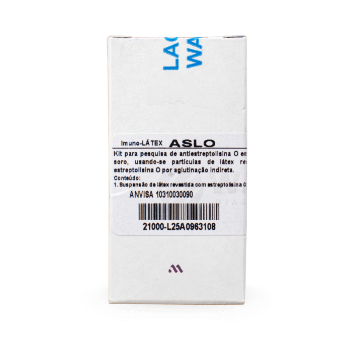 Reagente Aslo Latex Sem Controles 2,5ml C/100 Testes - Wama - IMAGEM m 4