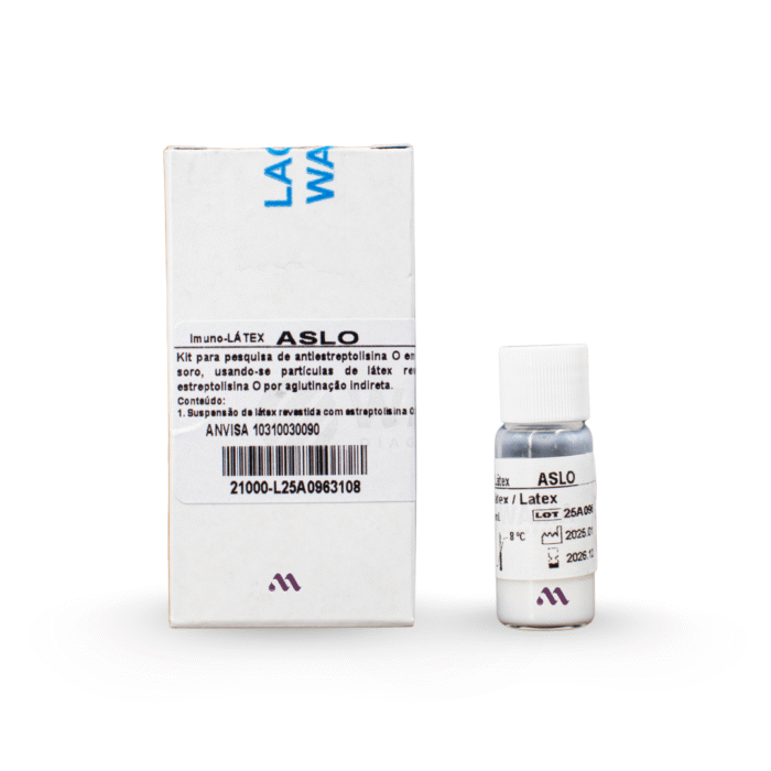 Reagente Aslo Latex Sem Controles 2,5ml C/100 Testes - Wama