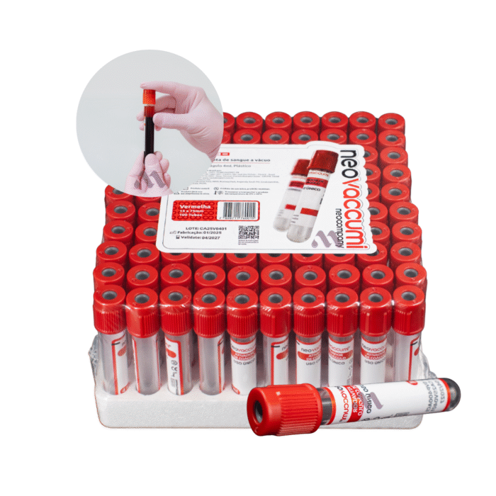 Tubo para Coleta de Sangue a Vácuo com Ativador de Coágulo 4mL – Neolab - IMAGEM m 3