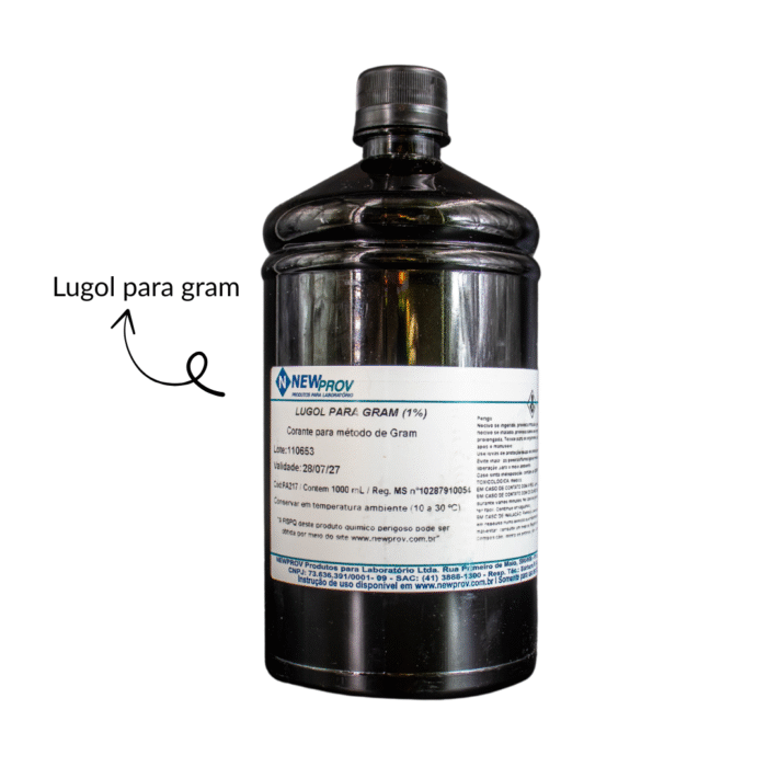 Lugol Para Gram Frasco De 1 Litro - New Prov - IMAGEM m 2