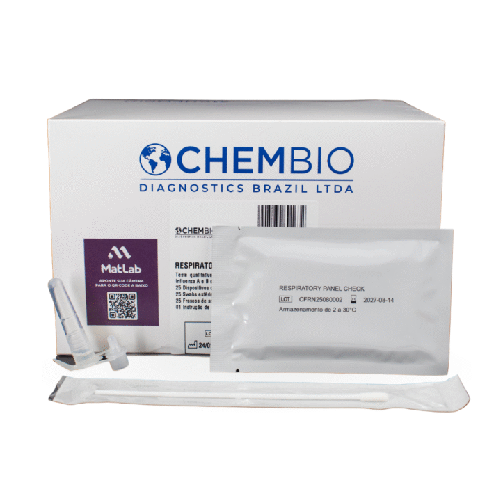 Combo Teste Rápido Painel Respiratório RSV + INFLU + Covid C/25 - Chembio