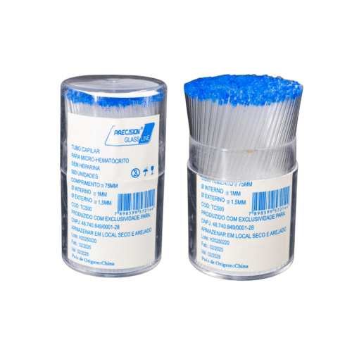Tubo Capilar para Microematócrito Sem Heparina – TC500