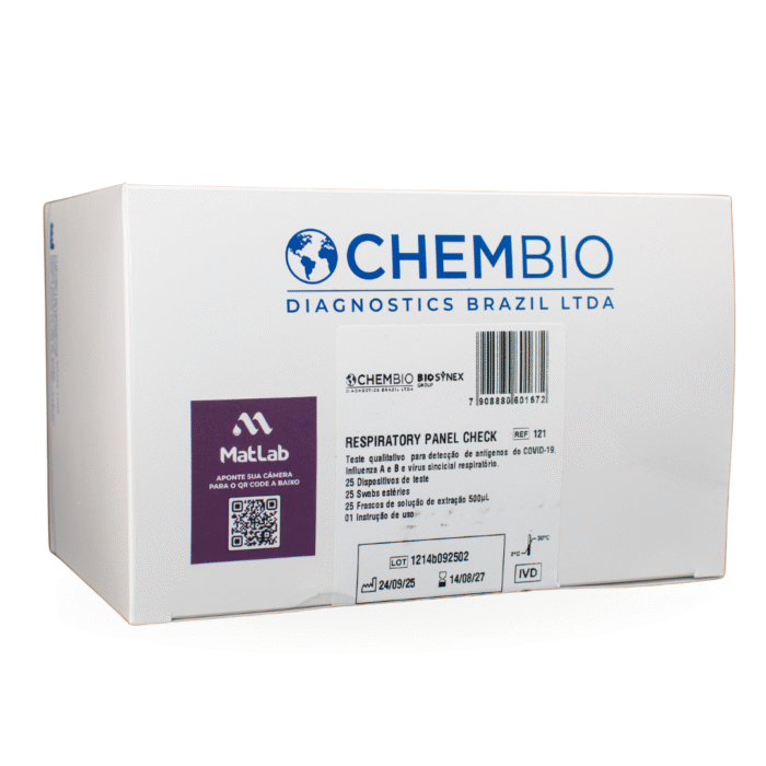 Combo Teste Rápido Painel Respiratório RSV + INFLU + Covid C/25 - Chembio - IMAGEM m 2