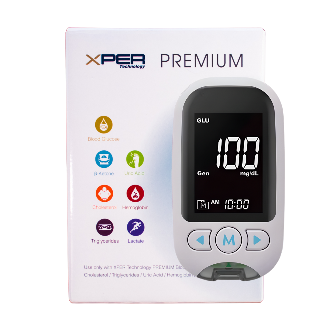 Analisador Portátil Multi Parâmetros Hemoglobina Premium 7 Em 1