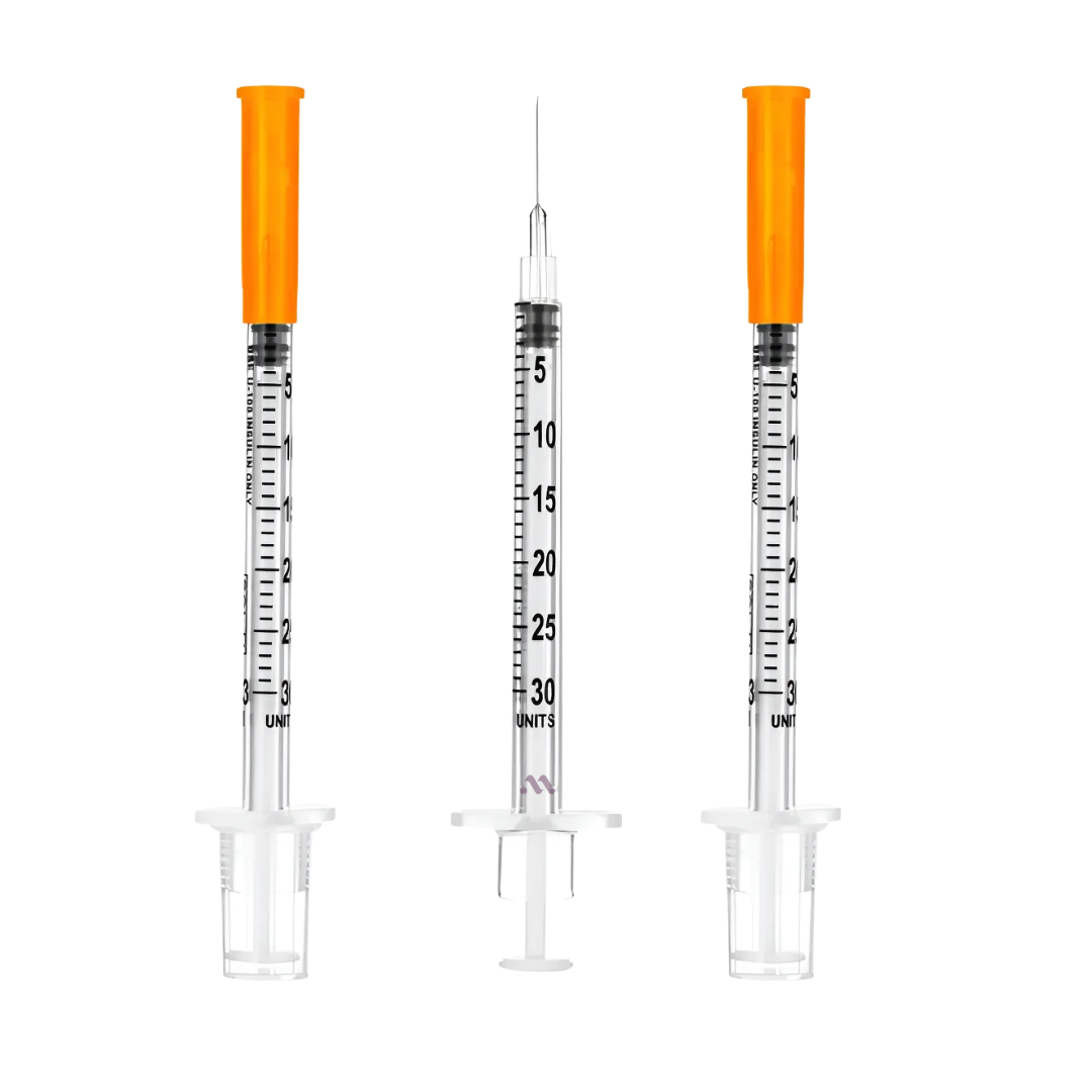 Seringa De Insulina 0,3ml Com Agulha Fixa 31g 25x0,6mm C/100 - IMAGEM m 6