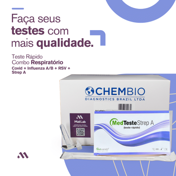 Combo Teste Rápido Painel Respiratório RSV + INFLU + Covid + Strep A C/25 - IMAGEM m 2