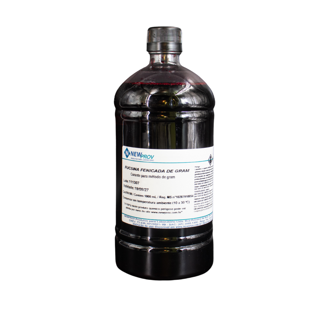 Fucsina Fenicada Para Gram Frasco C/1000 mL - New Prov