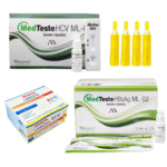Combo Testes Rápidos Hepatite B Hbsag + Hepatite C Hcv C/10