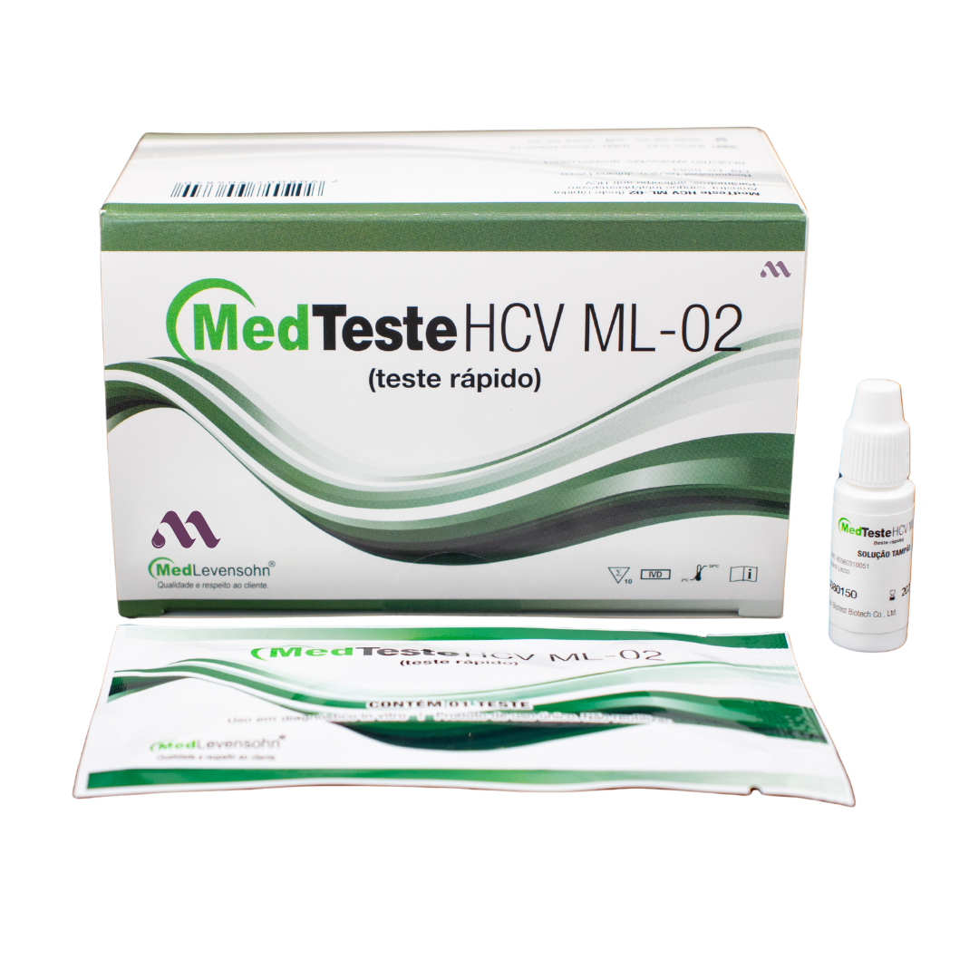 Teste Rápido Hcv Qualitativo Hepatite C Medteste Kit C/10 - IMAGEM m 4