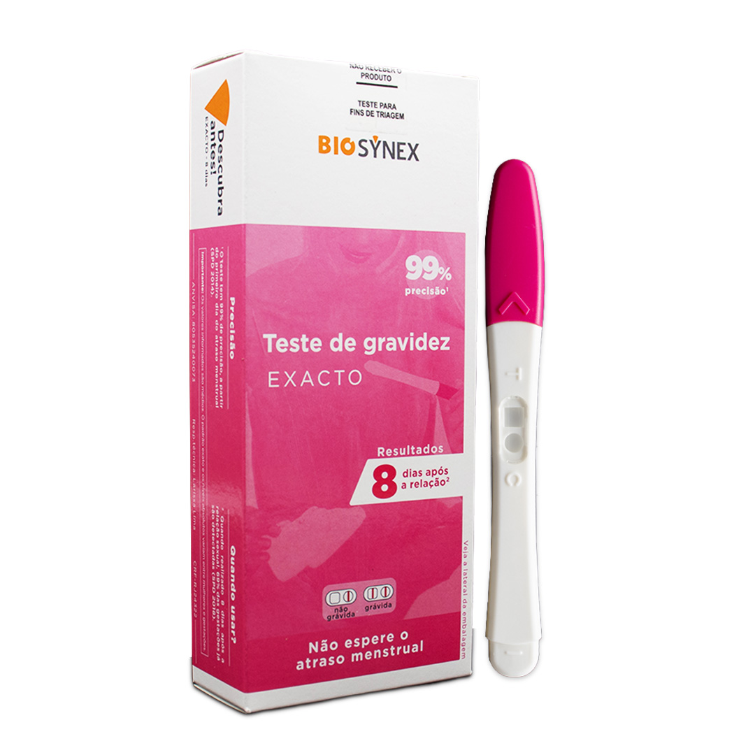 Teste De Gravidez Exacto Resultado Rápido Saiba Antes 8 Dias